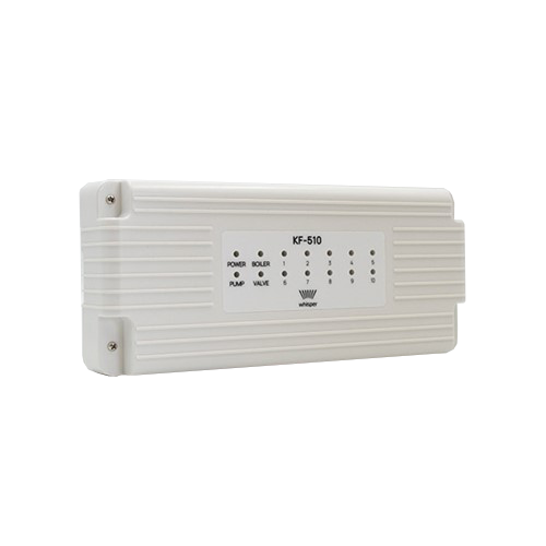 10-zone Whisper KF-510 heating control wiring hub for residential HVAC systems