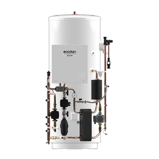 Mitsubishi 210L R290 / R32 1Ph Mono Pre-Plumbed Cylinder Large Standard IoT