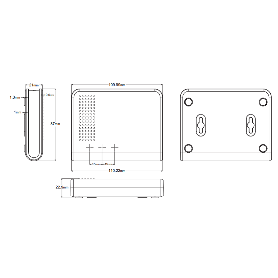 EPH - Wifi Gateway for upgrading the UFH10-RF to EMBER App Control, Mains Operated