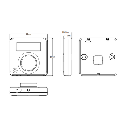 EPH - RF Cylinder Thermostat with Boost Button