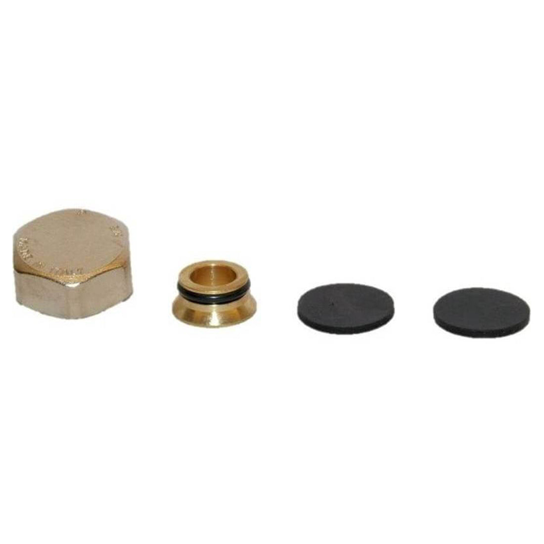 EuroK manifold blanking cap with rubber gasket for underfloor heating manifold
